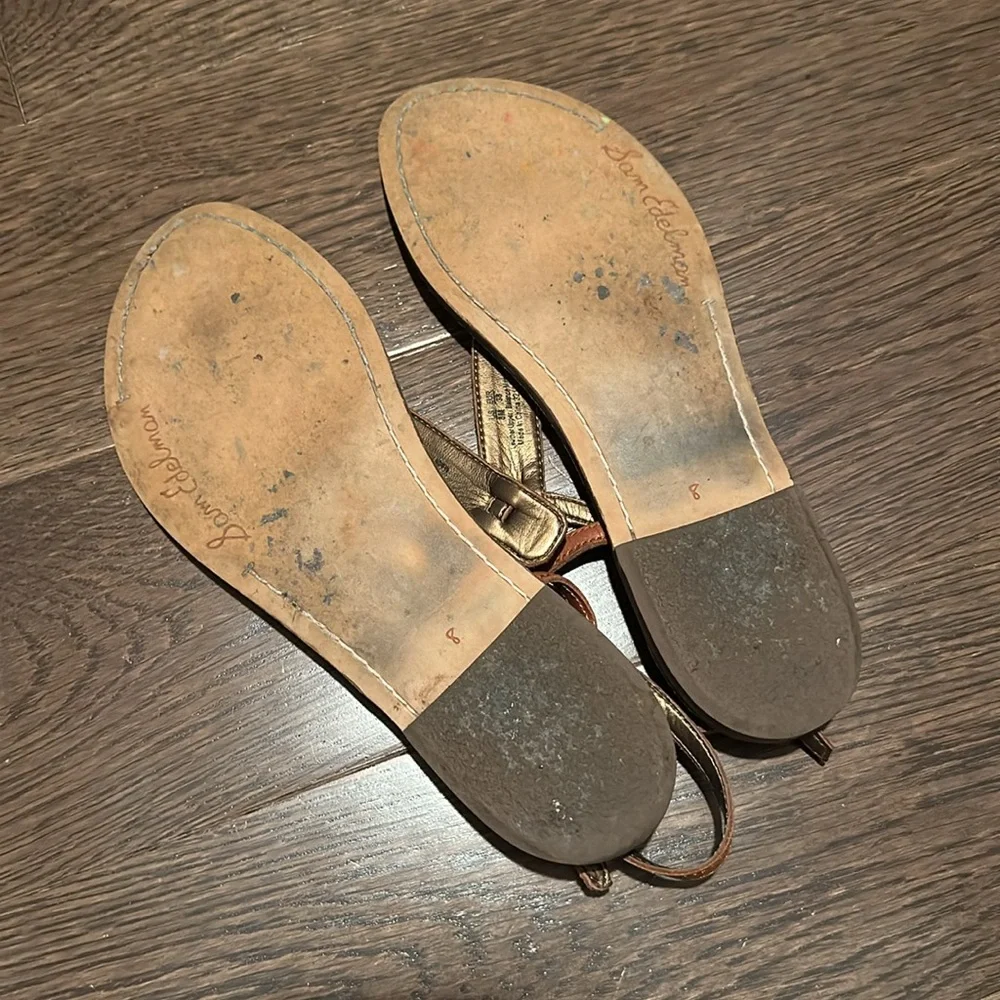 Sam Edelman Brown Gigi Thong Sandal - Picture 4 of 4